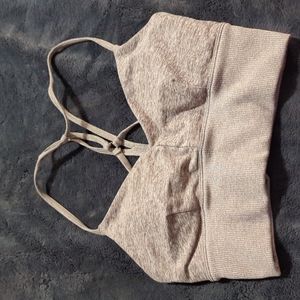 ALO Yoga Tan Sports Bra